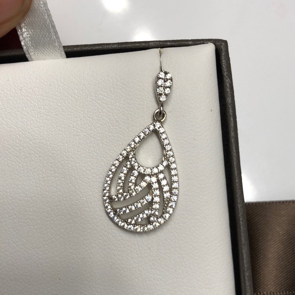 Sterling Silver Drop Earrings - Picture 3 of 5